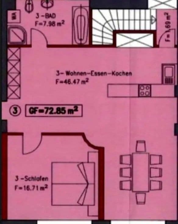 Predaj bytu 3-izbový 103 m², Baden-Baden, Bádensko-Wurttembersko Predaj bytu 3-izbový 103 m², Baden-Baden, Bádensko-Wurttembersko