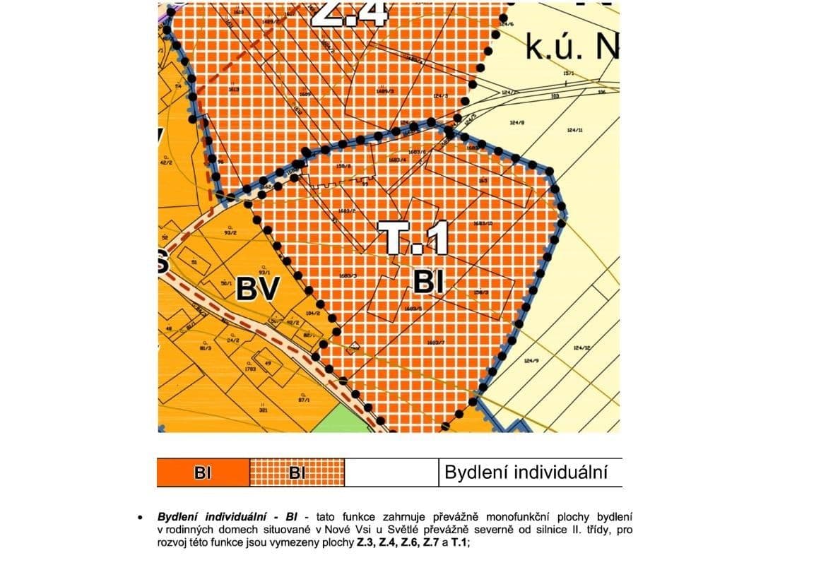 Predaj pozemku 4.203 m², Nová Ves u Světlé, Kraj Vysočina Predaj pozemku 4.203 m², Nová Ves u Světlé, Kraj Vysočina