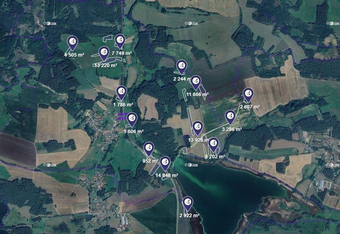 Predaj pozemku 90.019 m², Kovčín, Plzeňský kraj Predaj pozemku 90.019 m², Kovčín, Plzeňský kraj