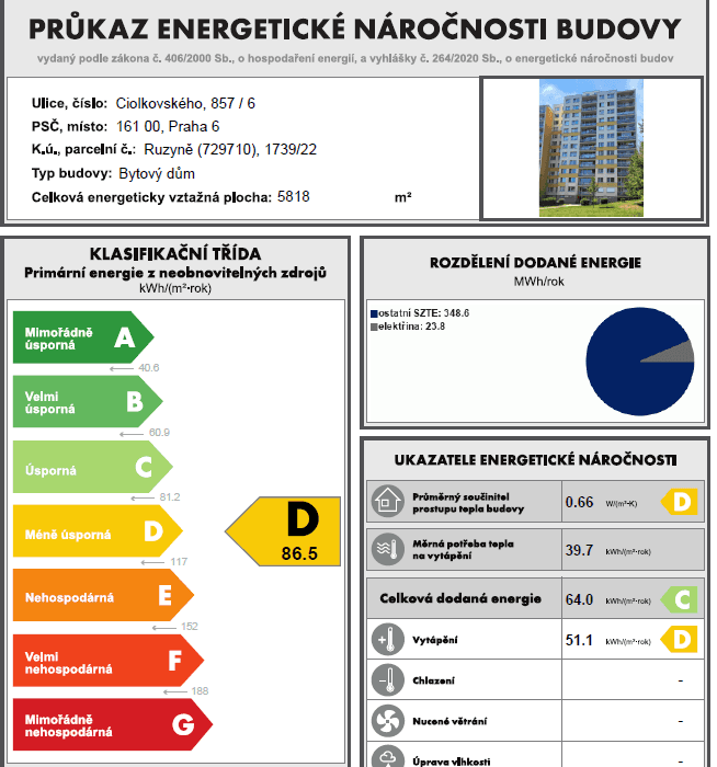 Prenájom bytu 2-izbový 44 m², Ciolkovského, Praha, Praha Prenájom bytu 2-izbový 44 m², Ciolkovského, Praha, Praha