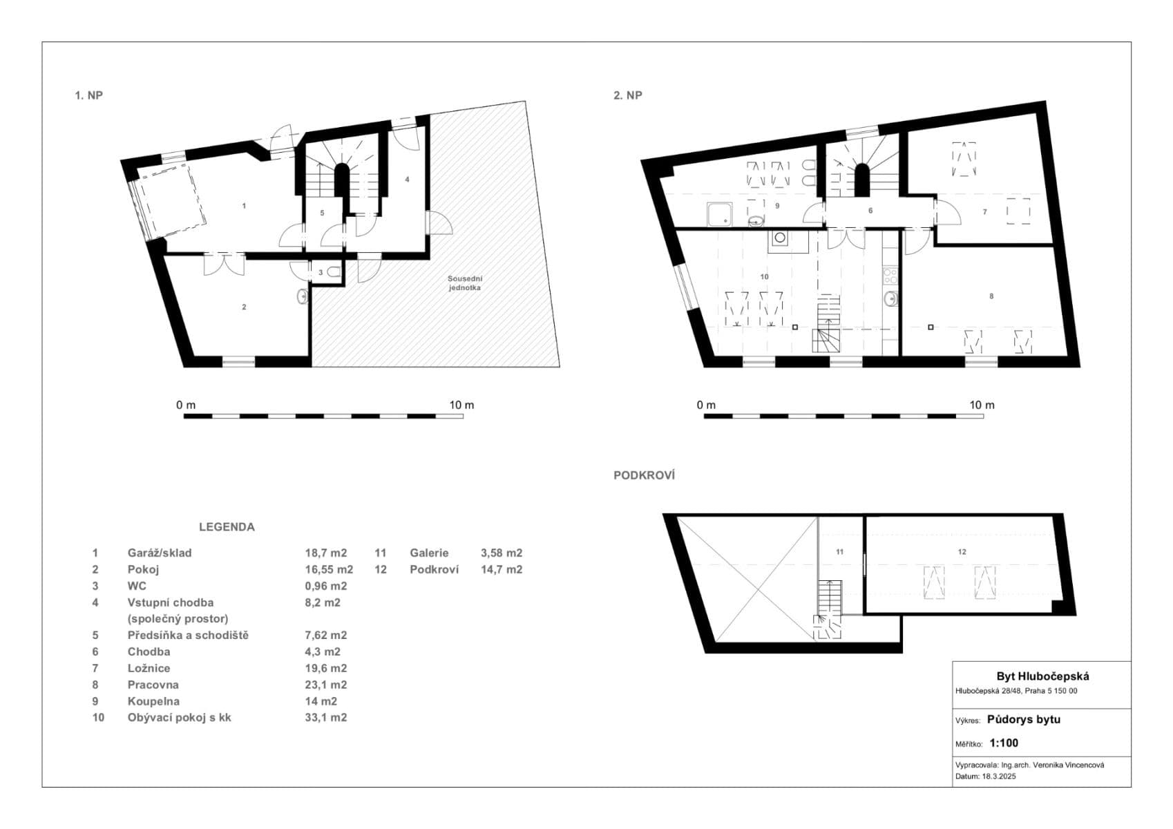Predaj bytu 6-izbový 156 m², Hlubočepská, Praha, Praha Predaj bytu 6-izbový 156 m², Hlubočepská, Praha, Praha