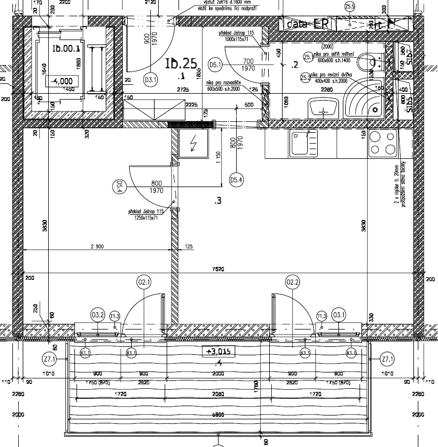 Prenájom bytu 2-izbový 37 m², Mladých Běchovic, Praha, Praha Prenájom bytu 2-izbový 37 m², Mladých Běchovic, Praha, Praha