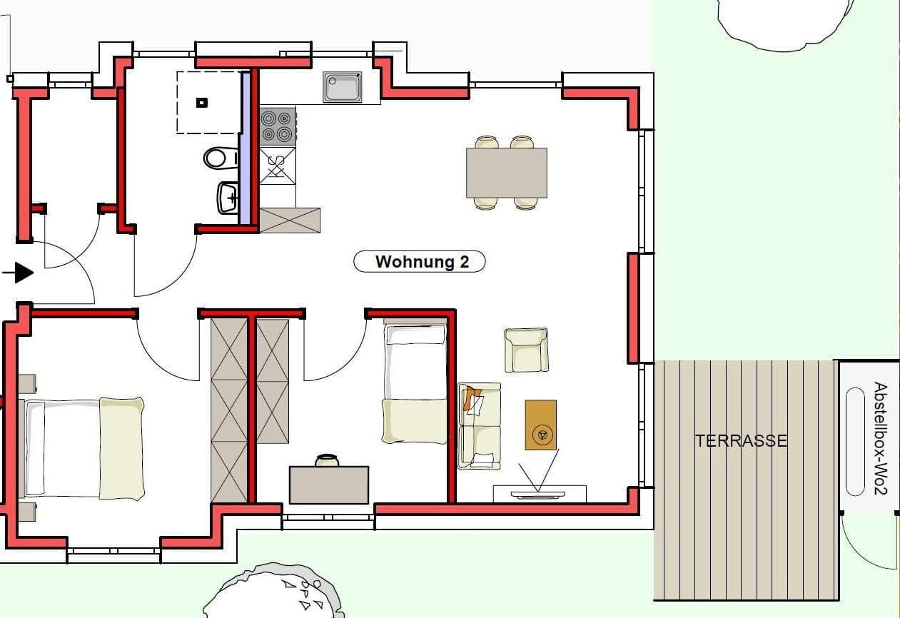 Prenájom bytu 3-izbový 71 m², Vogesenstr. 30, Kehl, Bádensko-Wurttembersko Prenájom bytu 3-izbový 71 m², Vogesenstr. 30, Kehl, Bádensko-Wurttembersko