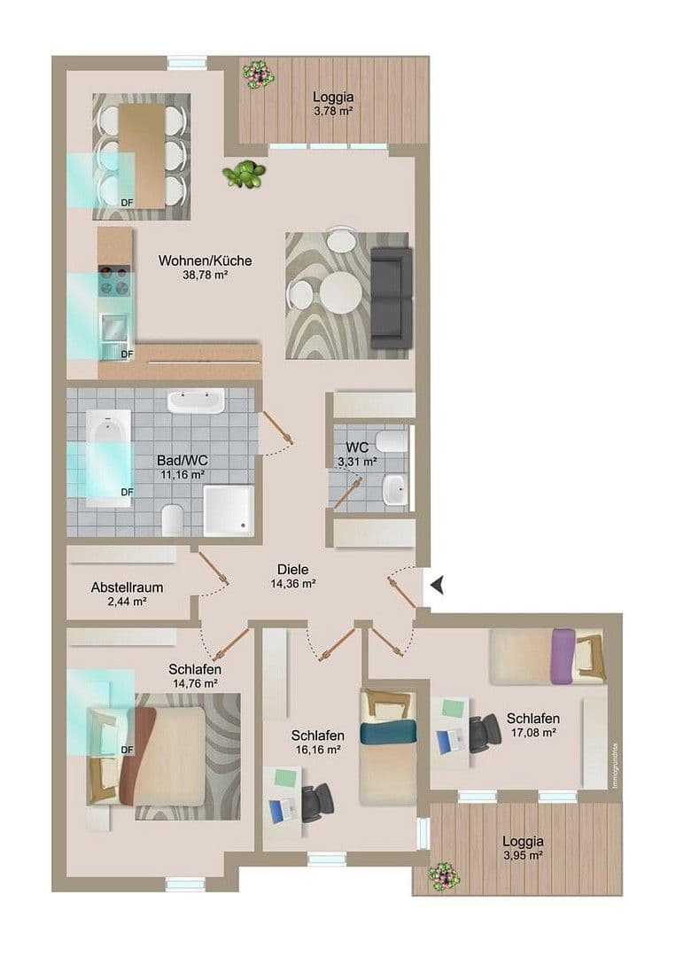 Prenájom bytu 4-izbový 126 m², Hauptstraße 34, Kieselbronn, Bádensko-Wurttembersko Prenájom bytu 4-izbový 126 m², Hauptstraße 34, Kieselbronn, Bádensko-Wurttembersko