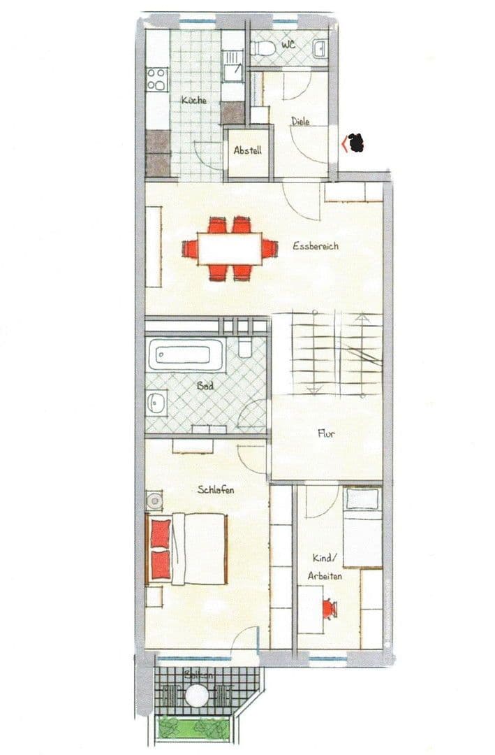 Predaj bytu 3-izbový 117 m², Düsseldorf, Severné Porýnie - Westfálsko Predaj bytu 3-izbový 117 m², Düsseldorf, Severné Porýnie - Westfálsko