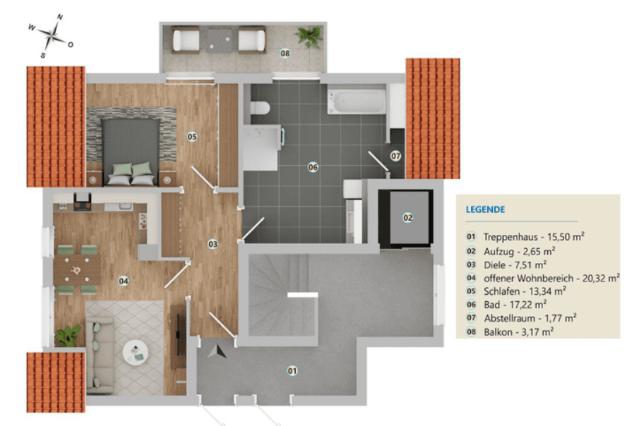 Predaj bytu 2-izbový 64 m², Amselweg 30, Kempten (Allgäu), Bavorsko Predaj bytu 2-izbový 64 m², Amselweg 30, Kempten (Allgäu), Bavorsko