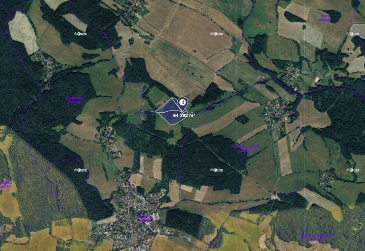 Predaj pozemku 64.293 m², Chuderov, Ústecký kraj Predaj pozemku 64.293 m², Chuderov, Ústecký kraj