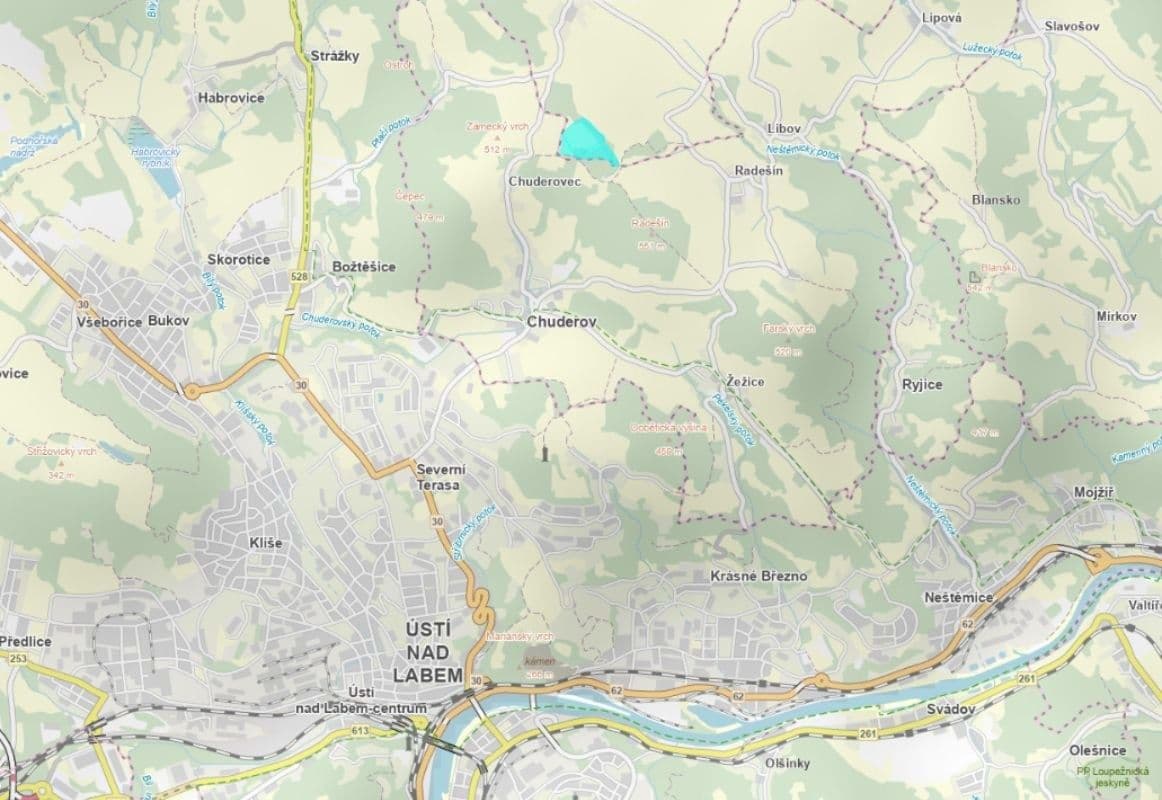 Predaj pozemku 64.293 m², Chuderov, Ústecký kraj Predaj pozemku 64.293 m², Chuderov, Ústecký kraj