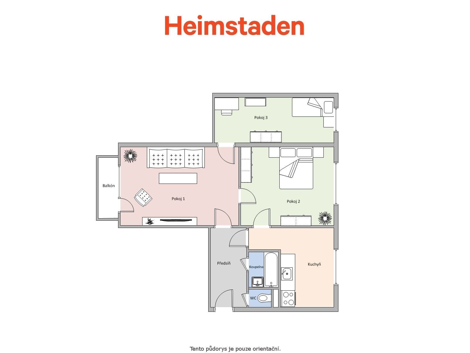 Prenájom bytu 3-izbový 60 m², Gustava Klimenta, Havířov, Moravskoslezský kraj Prenájom bytu 3-izbový 60 m², Gustava Klimenta, Havířov, Moravskoslezský kraj