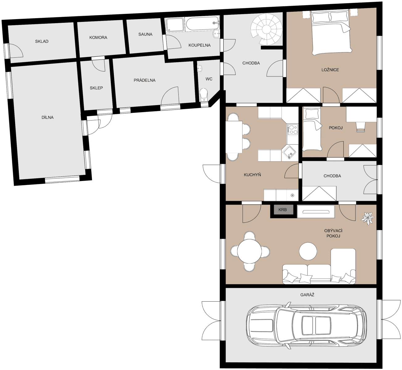 Predaj domu 151 m², pozemek 554 m², Ječmínkova, Chropyně, Zlínský kraj Predaj domu 151 m², pozemek 554 m², Ječmínkova, Chropyně, Zlínský kraj