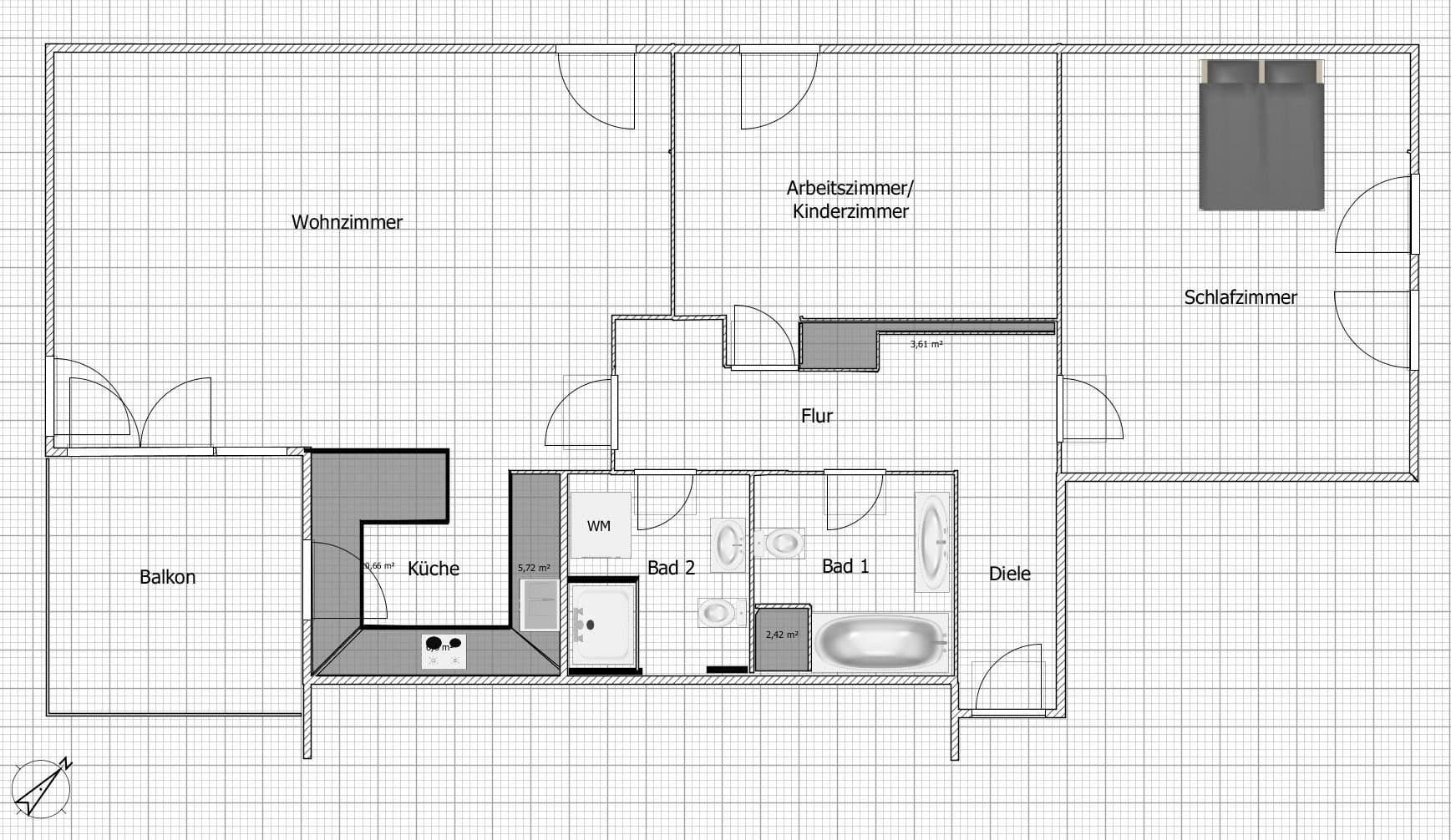 Predaj bytu 3-izbový 121 m², Berlin, Berlín Predaj bytu 3-izbový 121 m², Berlin, Berlín