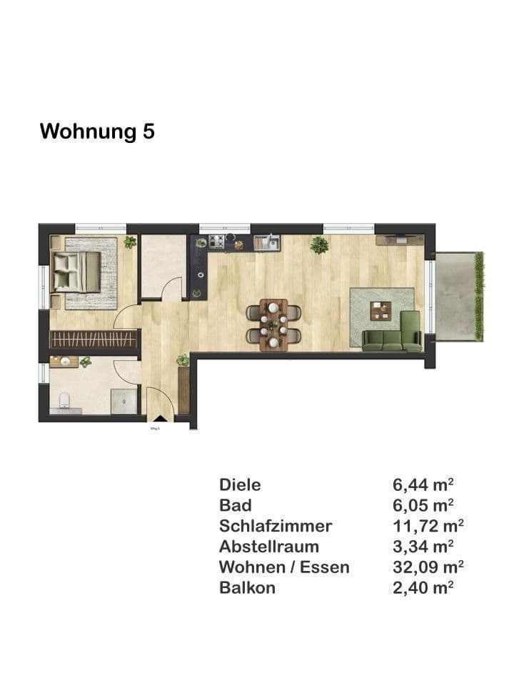 Prenájom bytu 2-izbový 60 m², Blumenstraße 17, Münzenberg, Hesensko Prenájom bytu 2-izbový 60 m², Blumenstraße 17, Münzenberg, Hesensko