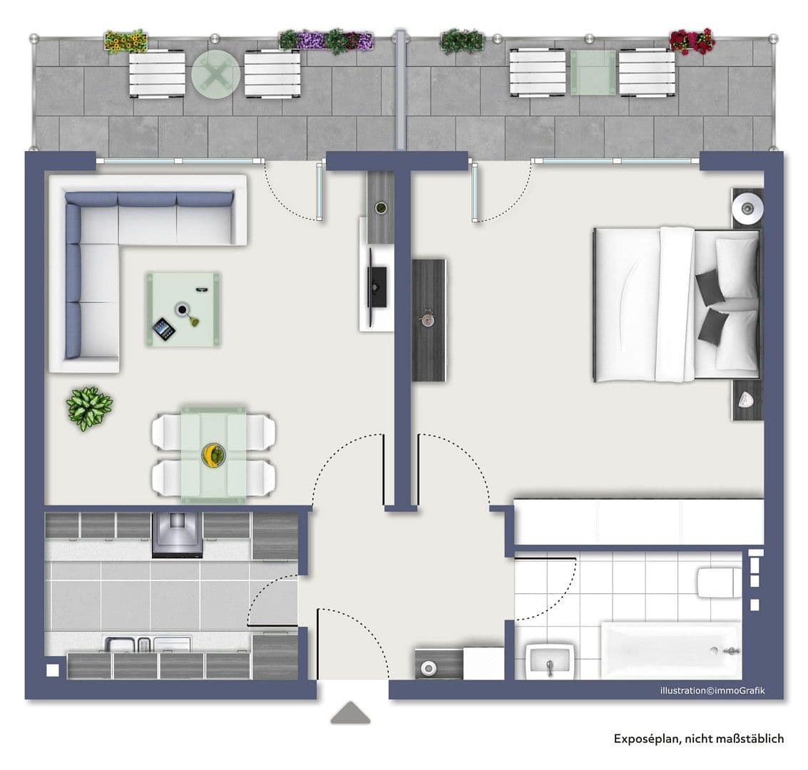 Predaj bytu 2-izbový 62 m², Kantstraße 3, Hanau, Hesensko Predaj bytu 2-izbový 62 m², Kantstraße 3, Hanau, Hesensko