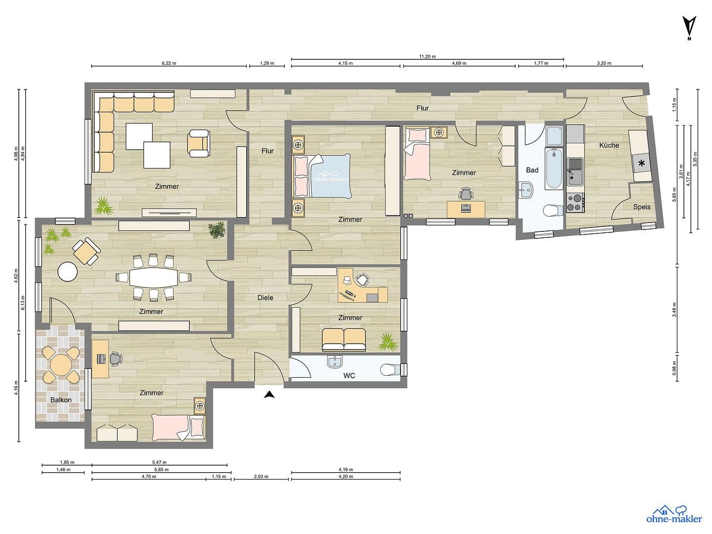 Predaj bytu 6-izbový 202 m², Berlin, Berlín Predaj bytu 6-izbový 202 m², Berlin, Berlín