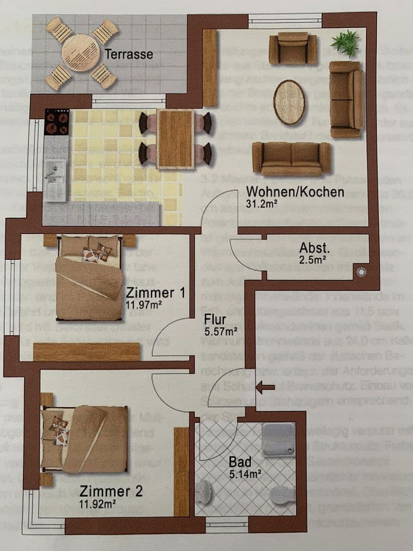 Predaj bytu 3-izbový 73 m², Korswandt, Meklenbursko-Predpomoransko Predaj bytu 3-izbový 73 m², Korswandt, Meklenbursko-Predpomoransko