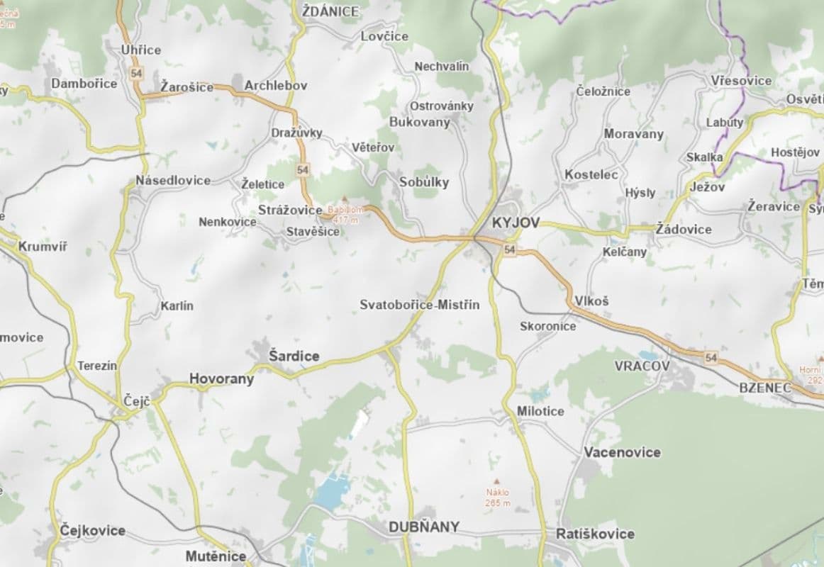 Predaj pozemku 1.846 m², Šardice, Jihomoravský kraj Predaj pozemku 1.846 m², Šardice, Jihomoravský kraj