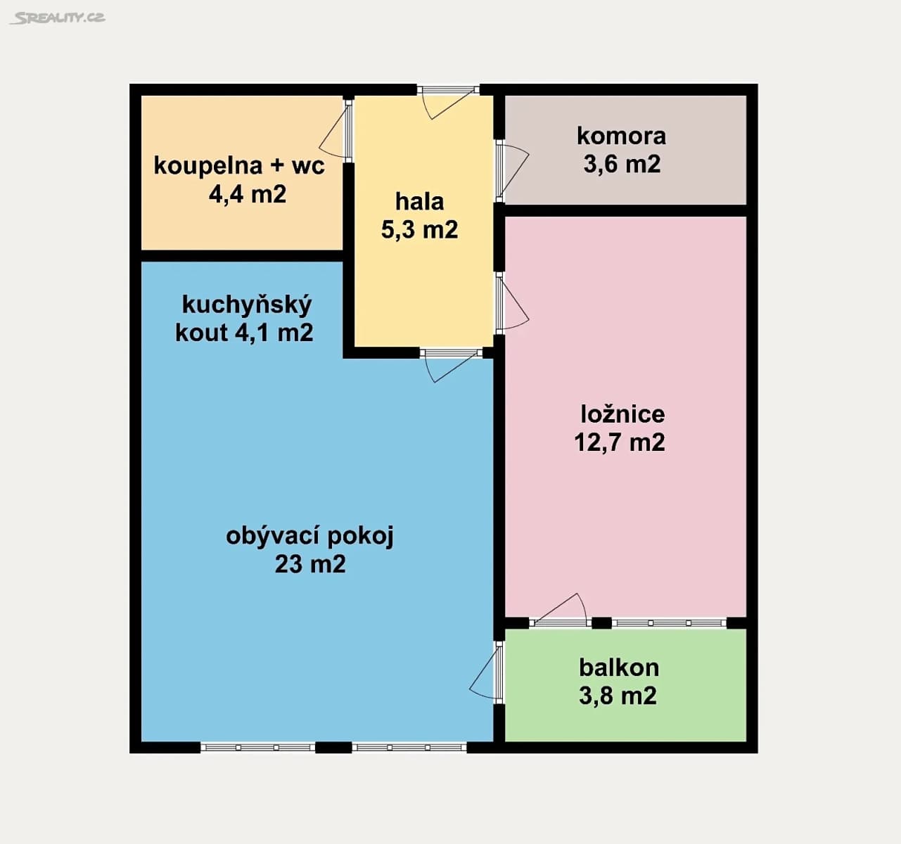 Predaj bytu 2-izbový 57 m², Nad Šestikopy, Praha, Praha Predaj bytu 2-izbový 57 m², Nad Šestikopy, Praha, Praha