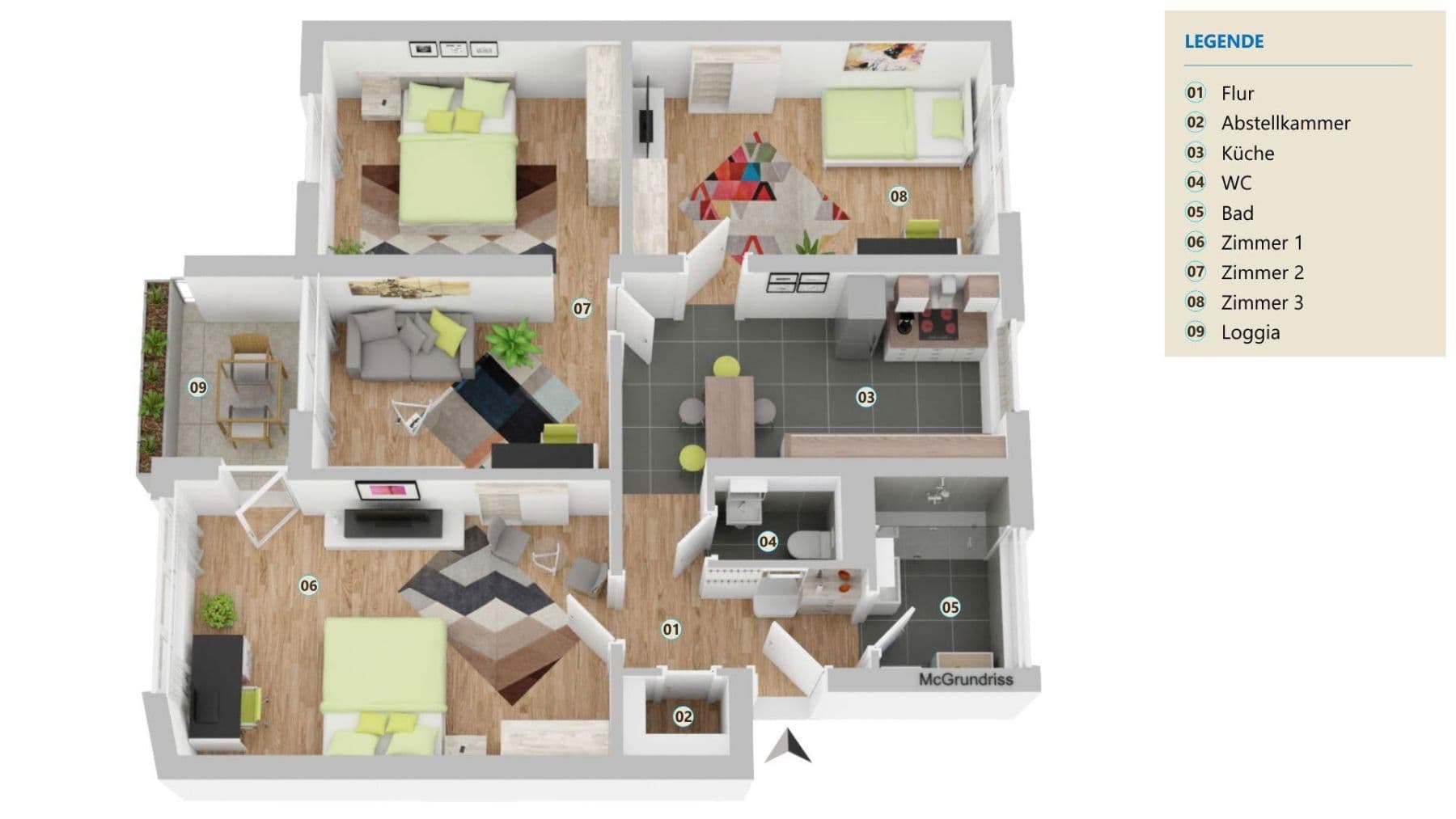 Prenájom bytu 25 m², Hans-Böckler-Straße, Bamberg, Bavorsko Prenájom bytu 25 m², Hans-Böckler-Straße, Bamberg, Bavorsko