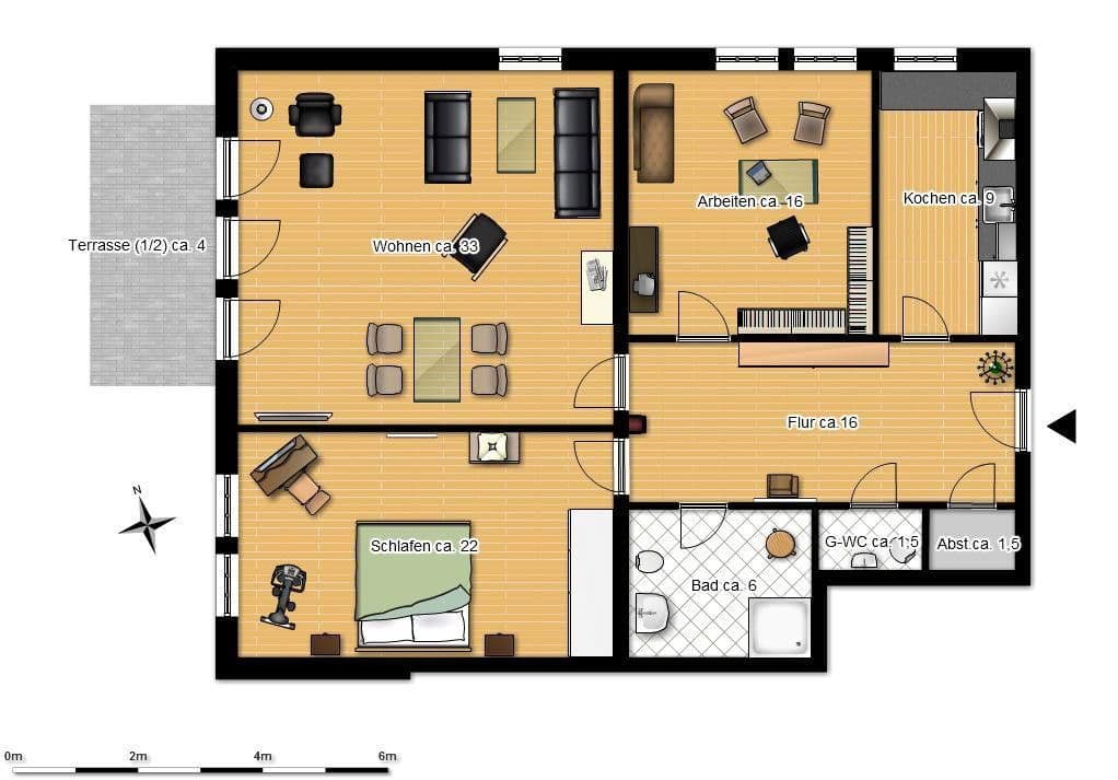 Predaj bytu 3-izbový 108 m², Hamburg, Hamburg Predaj bytu 3-izbový 108 m², Hamburg, Hamburg