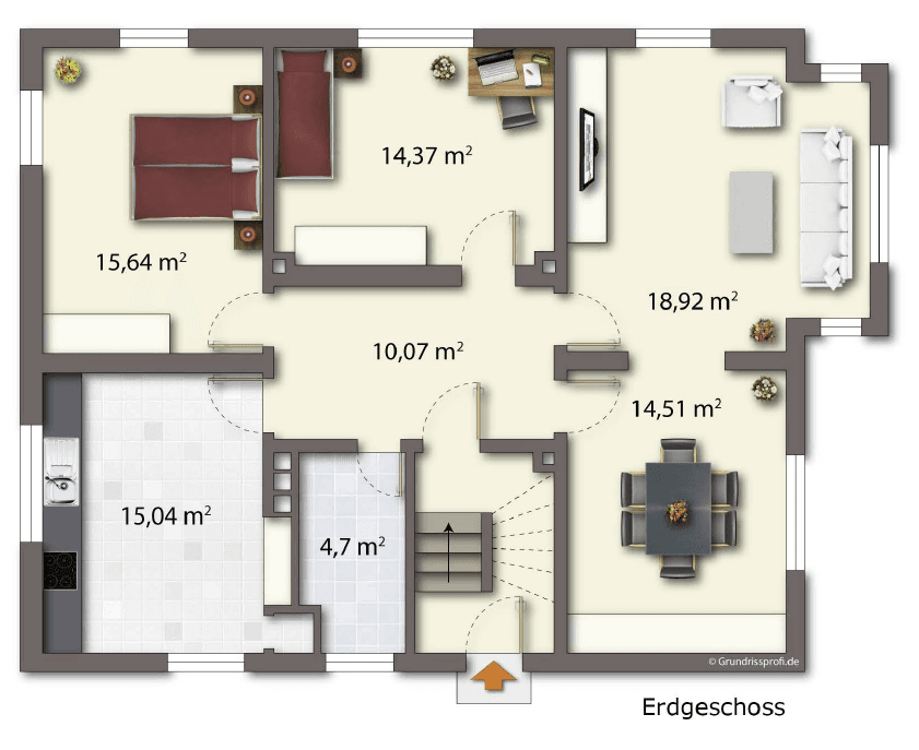 Predaj domu 250 m², pozemek 420 m², Fallbachstraße 13, Erlensee, Hesensko Predaj domu 250 m², pozemek 420 m², Fallbachstraße 13, Erlensee, Hesensko