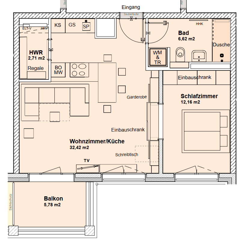 Prenájom bytu 2-izbový 57 m², Berlin, Berlín Prenájom bytu 2-izbový 57 m², Berlin, Berlín