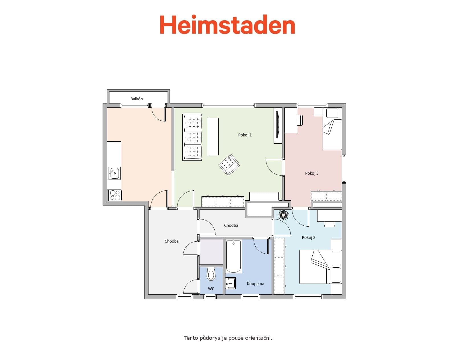 Prenájom bytu 3-izbový 71 m², U Bažantnice, Karviná, Moravskoslezský kraj Prenájom bytu 3-izbový 71 m², U Bažantnice, Karviná, Moravskoslezský kraj