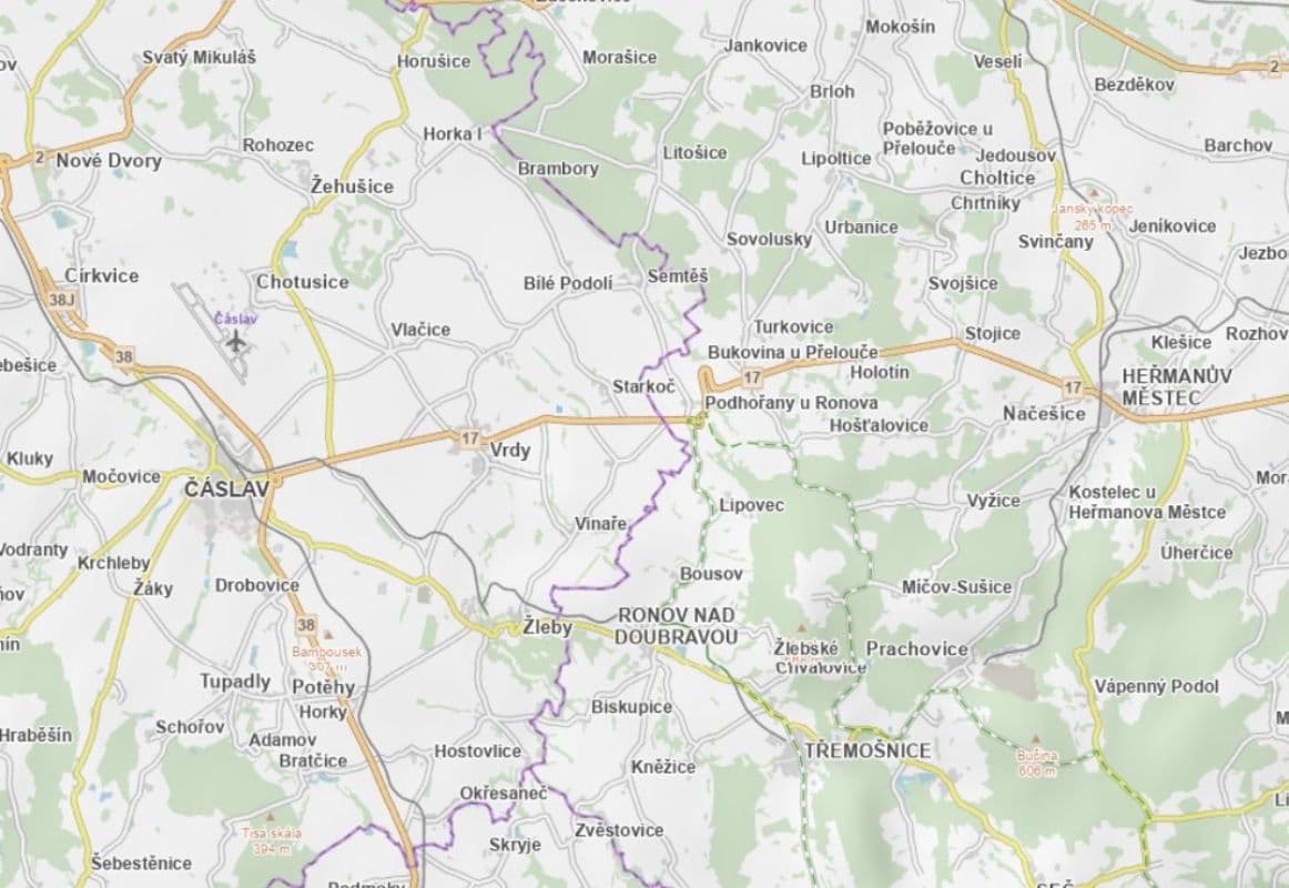 Predaj pozemku 1.632 m², Vrdy, Středočeský kraj Predaj pozemku 1.632 m², Vrdy, Středočeský kraj