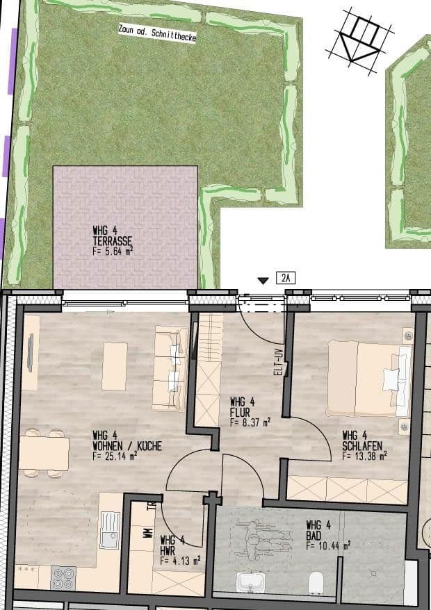 Prenájom bytu 3-izbový 42 m², Ledebourstraße 2-3, Diepholz, Dolné Sasko Prenájom bytu 3-izbový 42 m², Ledebourstraße 2-3, Diepholz, Dolné Sasko