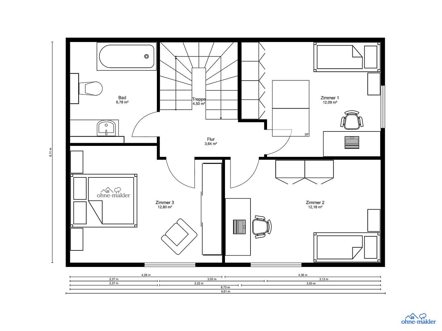Prenájom domu 112 m², pozemek 180 m², Hamburg, Hamburg Prenájom domu 112 m², pozemek 180 m², Hamburg, Hamburg