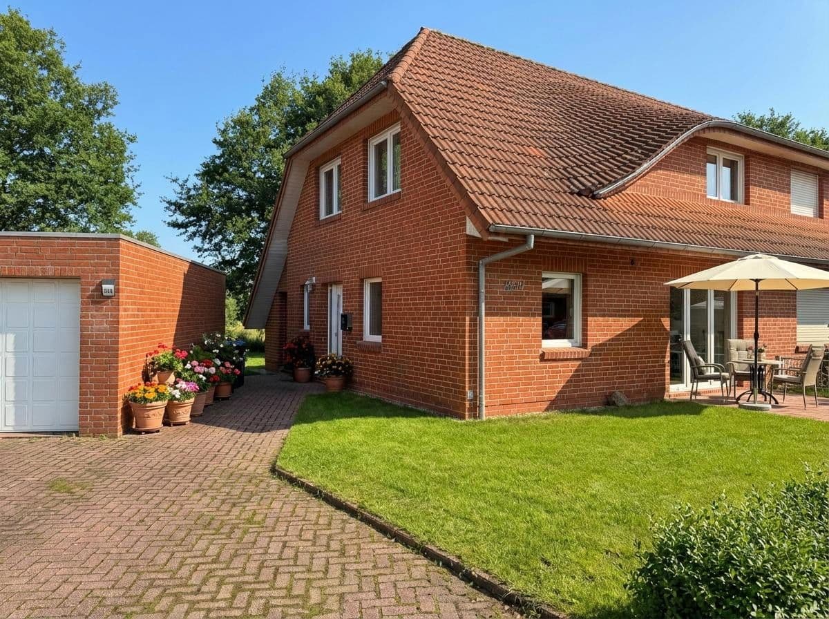 Predaj domu 105 m², pozemek 337 m², Am See 31a, Rhauderfehn, Dolné Sasko Predaj domu 105 m², pozemek 337 m², Am See 31a, Rhauderfehn, Dolné Sasko