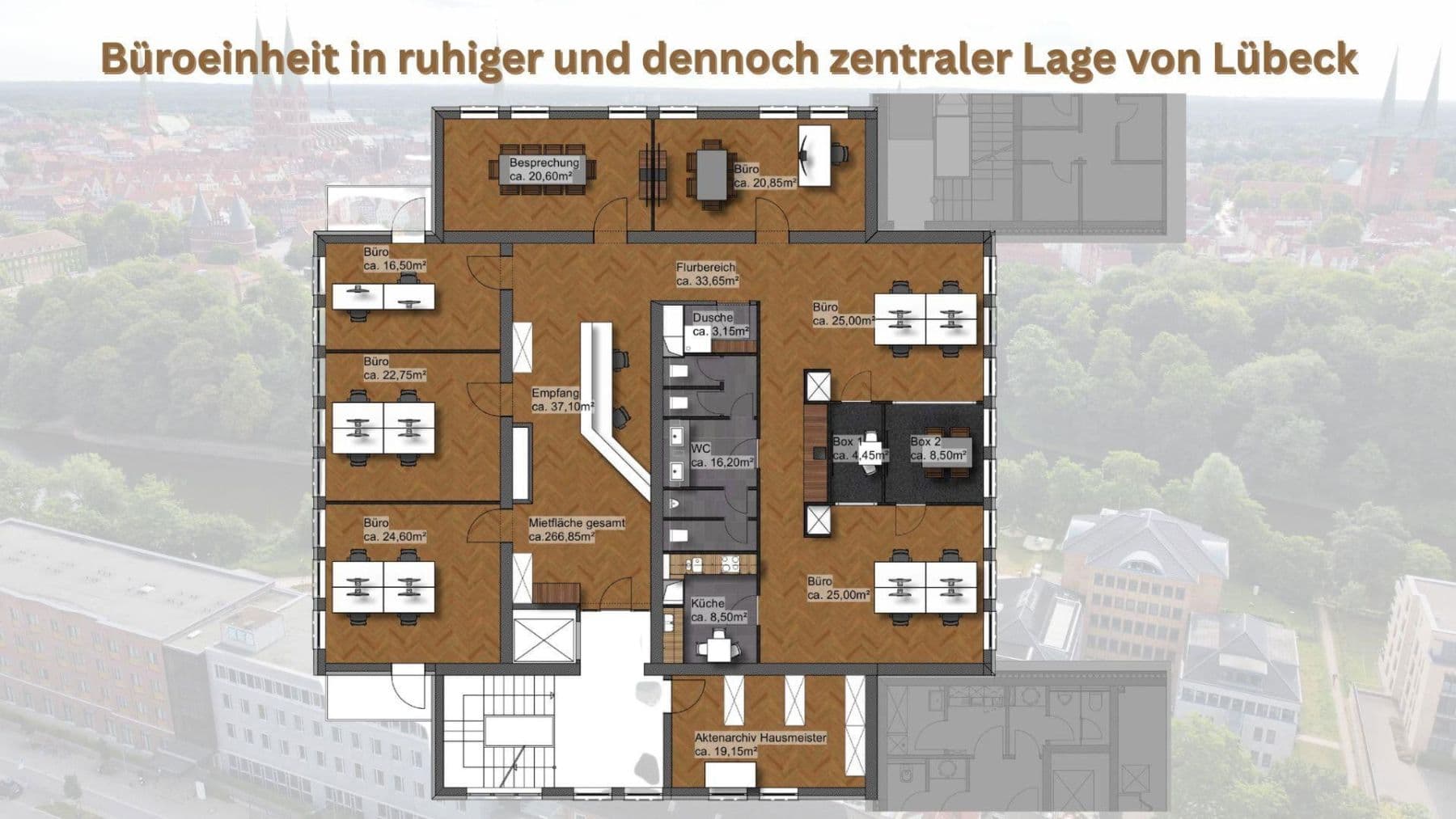 Prenájom kancelárie 267 m², Moislinger Allee 9d, Lübeck, Šlezvicko-Holštajnsko Prenájom kancelárie 267 m², Moislinger Allee 9d, Lübeck, Šlezvicko-Holštajnsko