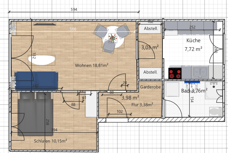 Prenájom bytu 2-izbový 45 m², Am Felde 132, Hamburg, Hamburg Prenájom bytu 2-izbový 45 m², Am Felde 132, Hamburg, Hamburg