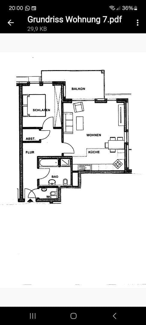 Prenájom bytu 2-izbový 71 m², Remagen, Porýnie-Falcko Prenájom bytu 2-izbový 71 m², Remagen, Porýnie-Falcko