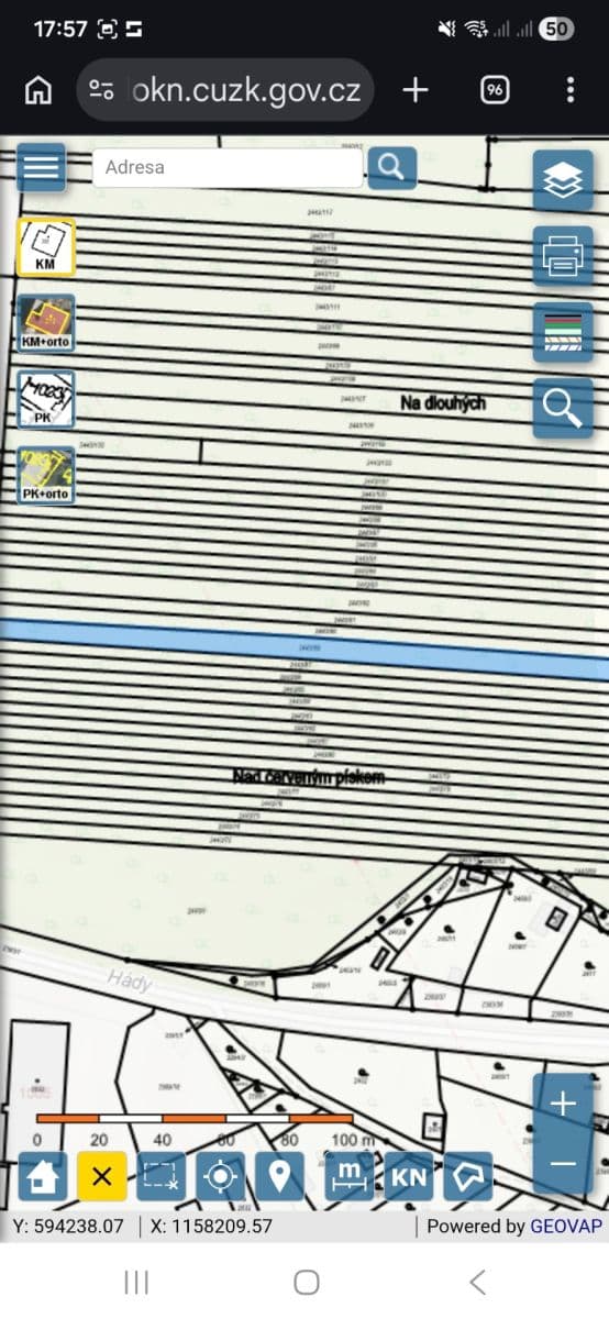 Predaj pozemku 5.744 m², Hády, Brno, Jihomoravský kraj Predaj pozemku 5.744 m², Hády, Brno, Jihomoravský kraj