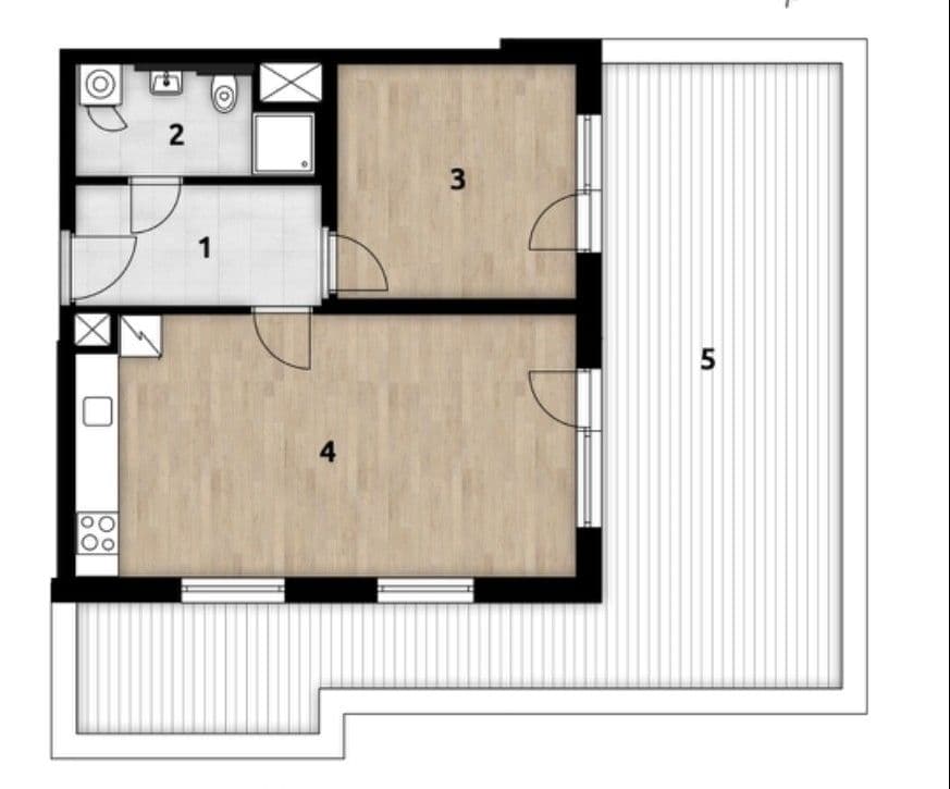 Prenájom bytu 2-izbový 94 m², Werichova, Praha, Praha Prenájom bytu 2-izbový 94 m², Werichova, Praha, Praha