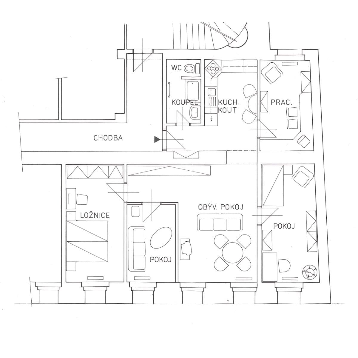 Predaj bytu 4-izbový 102 m², U Půjčovny, Praha, Praha Predaj bytu 4-izbový 102 m², U Půjčovny, Praha, Praha