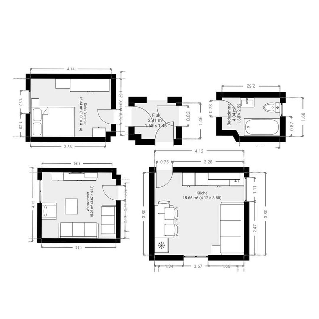 Predaj bytu 2-izbový 51 m², Duisburg, Severné Porýnie - Westfálsko Predaj bytu 2-izbový 51 m², Duisburg, Severné Porýnie - Westfálsko