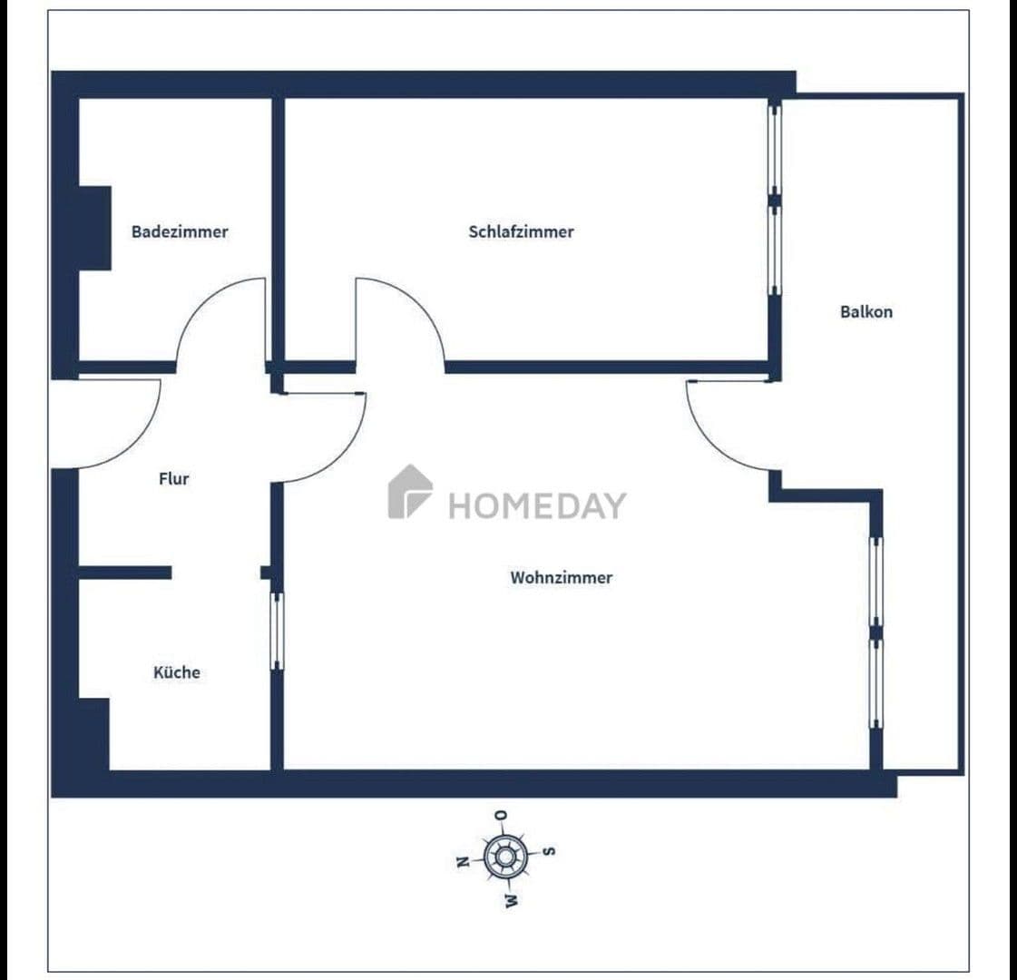 Prenájom bytu 2-izbový 42 m², Max-Planck-Straße 28, Straubing, Bavorsko Prenájom bytu 2-izbový 42 m², Max-Planck-Straße 28, Straubing, Bavorsko