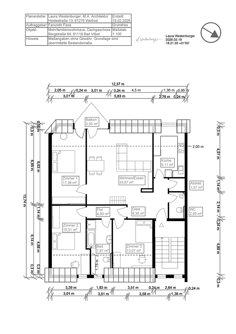 Predaj bytu 4-izbový 115 m², Bad Vilbel, Hesensko Predaj bytu 4-izbový 115 m², Bad Vilbel, Hesensko