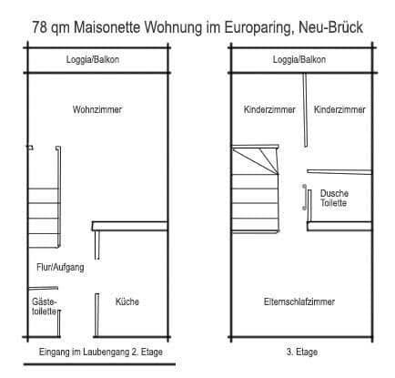 Predaj bytu 4-izbový 78 m², Köln, Severné Porýnie - Westfálsko Predaj bytu 4-izbový 78 m², Köln, Severné Porýnie - Westfálsko