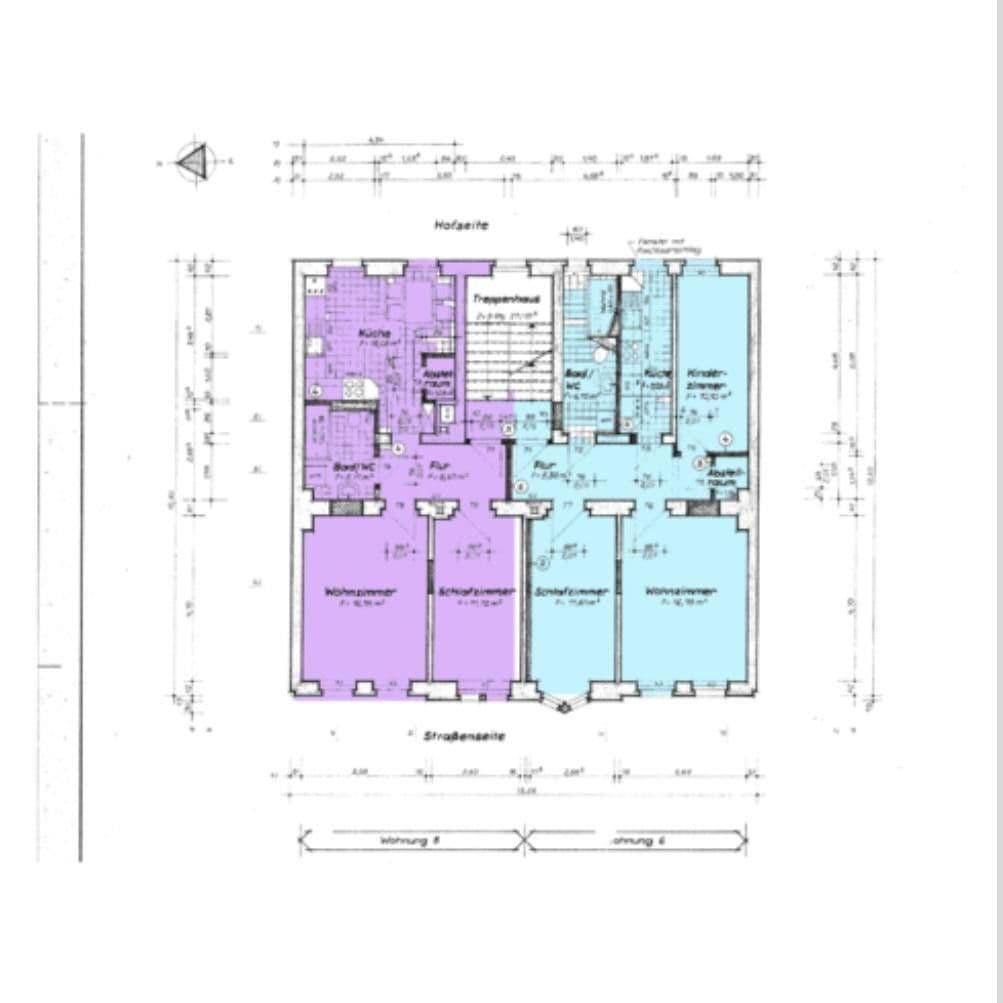 Prenájom bytu 3-izbový 65 m², Josef Ries Straße 72, Erfurt, Durínsko Prenájom bytu 3-izbový 65 m², Josef Ries Straße 72, Erfurt, Durínsko