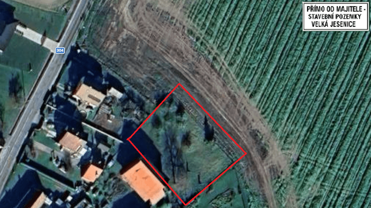 Predaj pozemku 928 m², Velká Jesenice, Královéhradecký kraj Predaj pozemku 928 m², Velká Jesenice, Královéhradecký kraj