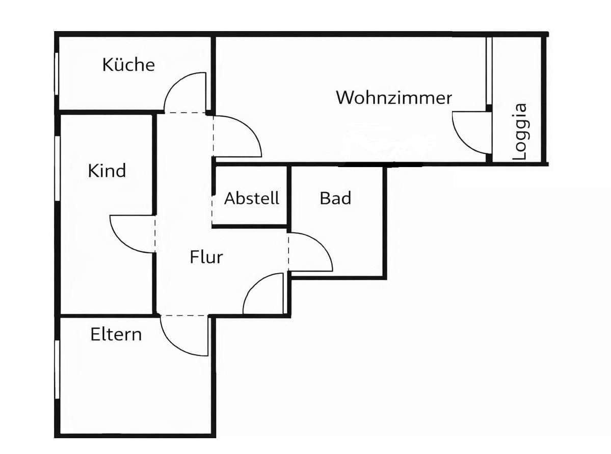Prenájom bytu 3-izbový 80 m², Katharinengasse 13, Gießen, Hesensko Prenájom bytu 3-izbový 80 m², Katharinengasse 13, Gießen, Hesensko