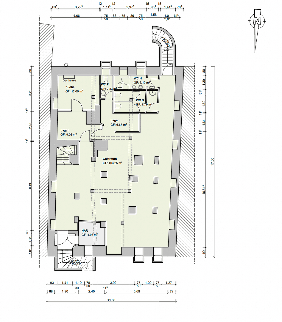Prenájom nebytového priestoru 135 m², Lübsche Str. 26, Wismar, Meklenbursko-Predpomoransko Prenájom nebytového priestoru 135 m², Lübsche Str. 26, Wismar, Meklenbursko-Predpomoransko