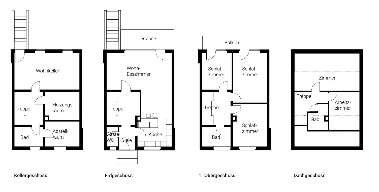 Predaj domu 171 m², pozemek 261 m², Münster, Severné Porýnie - Westfálsko Predaj domu 171 m², pozemek 261 m², Münster, Severné Porýnie - Westfálsko