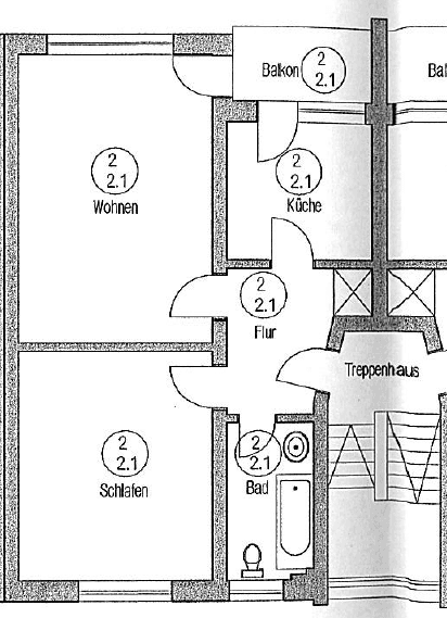 Prenájom bytu 2-izbový 60 m², Sindelfingen, Bádensko-Wurttembersko Prenájom bytu 2-izbový 60 m², Sindelfingen, Bádensko-Wurttembersko