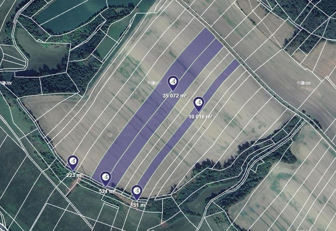 Predaj pozemku 76.144 m², Střemošice, Pardubický kraj Predaj pozemku 76.144 m², Střemošice, Pardubický kraj