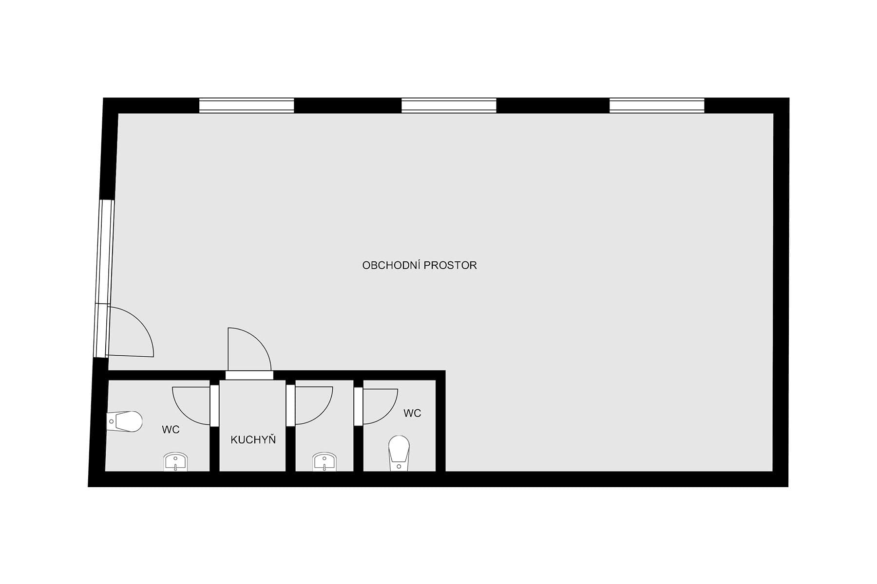Predaj nebytového priestoru 53 m², Lucemburská, Praha, Praha Predaj nebytového priestoru 53 m², Lucemburská, Praha, Praha