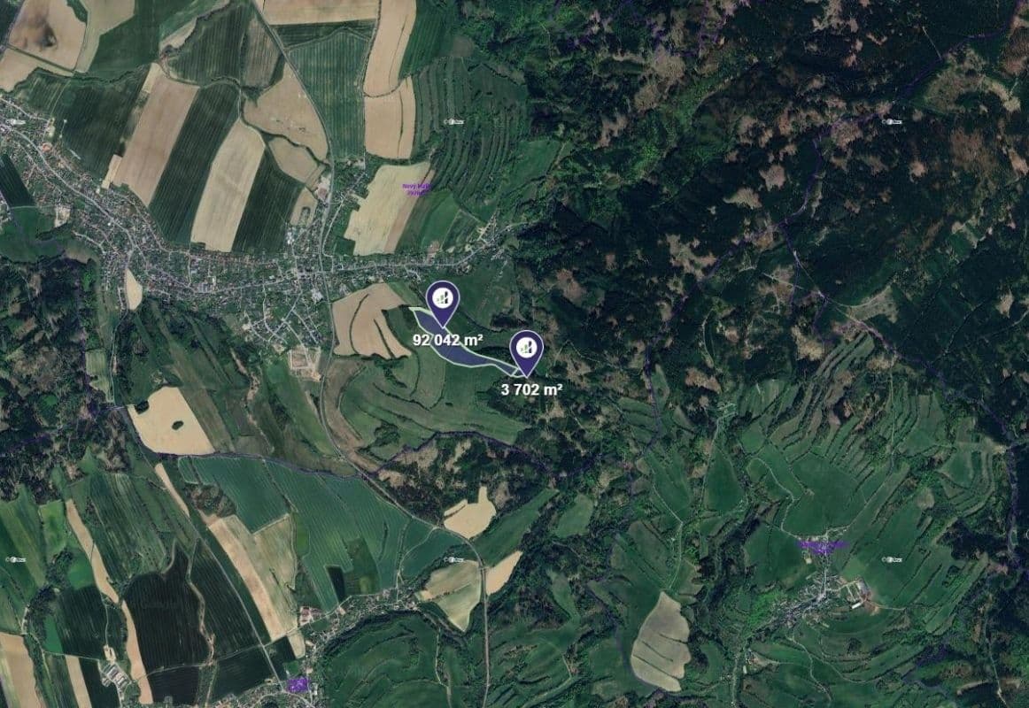 Predaj pozemku 95.744 m², Nový Malín, Olomoucký kraj Predaj pozemku 95.744 m², Nový Malín, Olomoucký kraj