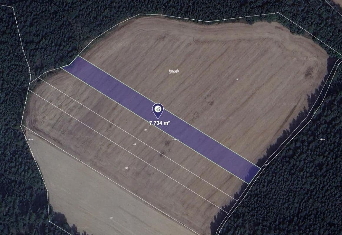 Predaj pozemku 3.867 m², Černíny, Středočeský kraj Predaj pozemku 3.867 m², Černíny, Středočeský kraj